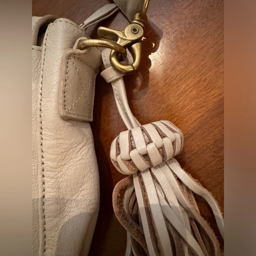 The "Anything you want it to be" Bixi Awotan Bag bone studded leather crossbody - Picture 5 of 16